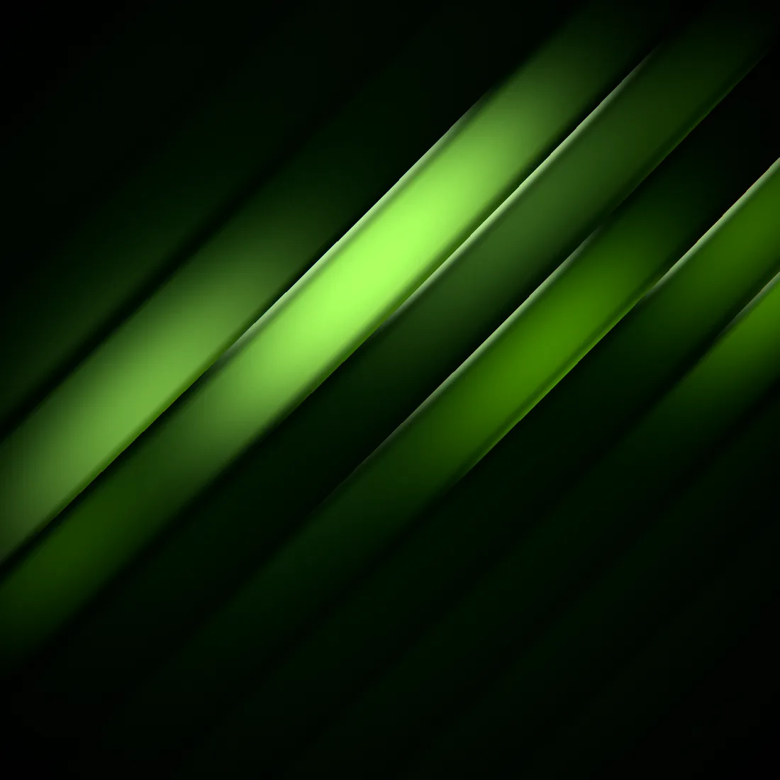 A green shader background rendered in Raylight